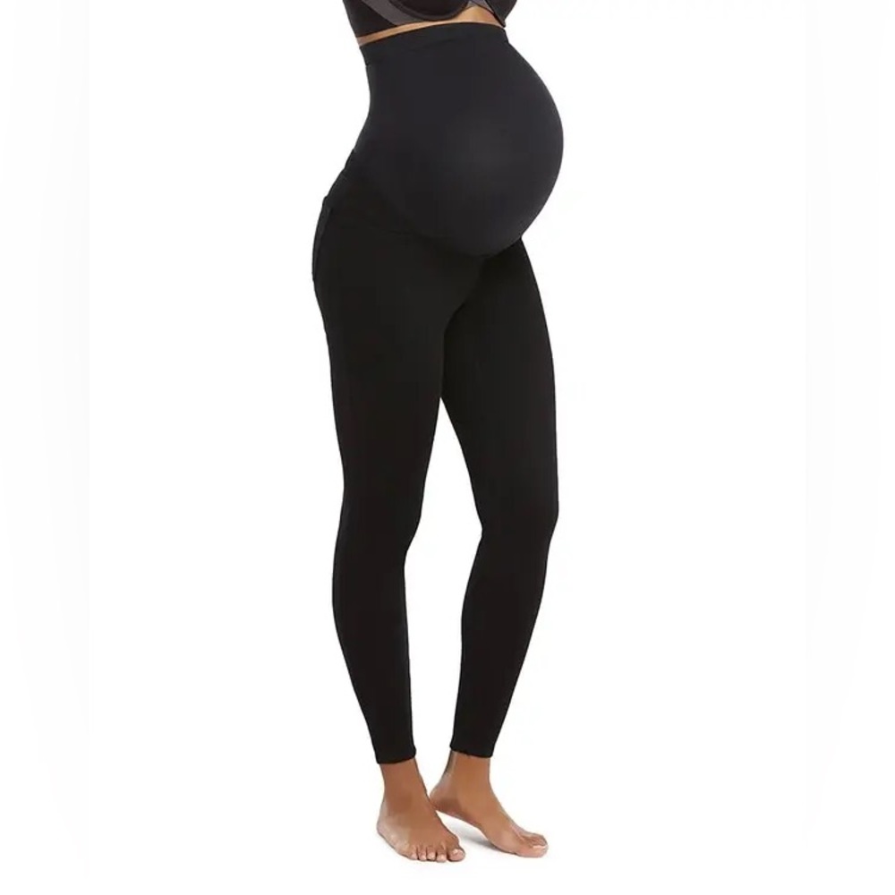 SPANX✨Mama Maternity Jean-ish Ankle Leggings-Black